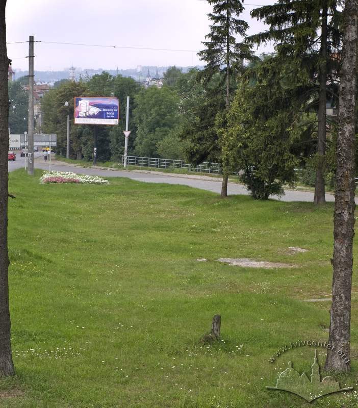 Вул. Личаківська. Місце колишнього пам'ятника