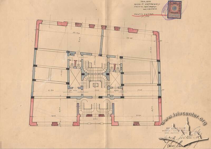 Планування 2 поверху. 1912р.