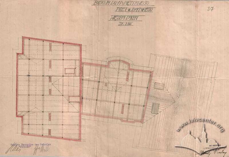 Планування даху. 1924р.