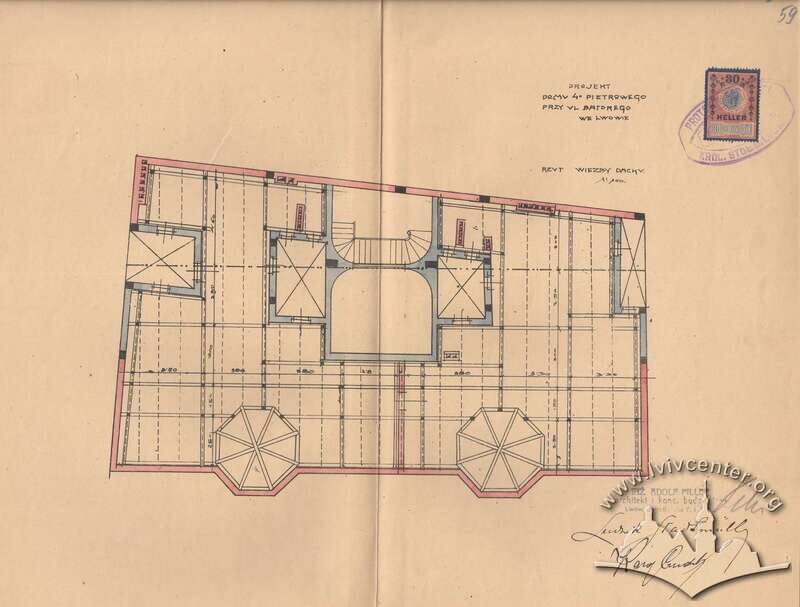 Планування даху. 1912р.