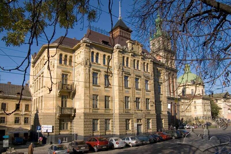 Former "Dnister" company building at 20 Ruska St. An example of Secession