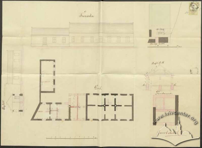 Проєкт реконструкції 1870/1871 року на замовлення Якоба Аркєля