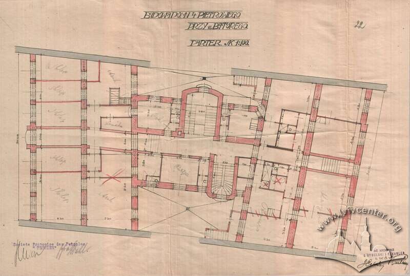 Планування 1 поверху. 1924р.