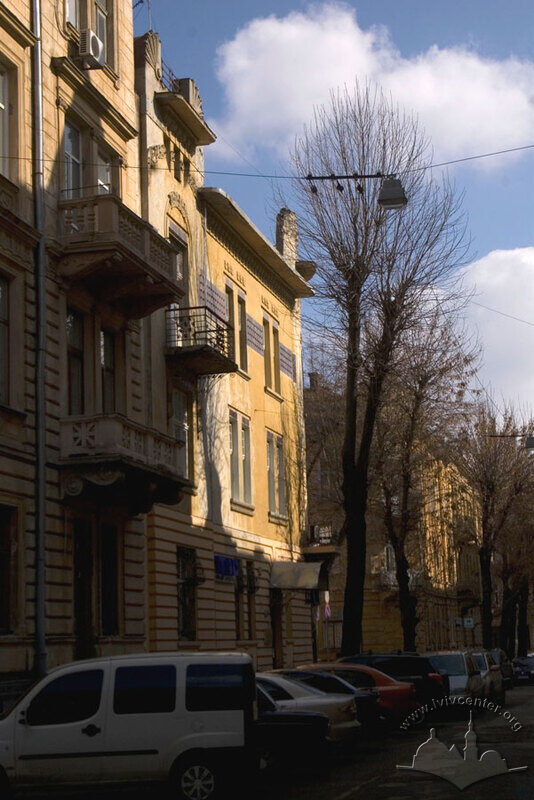 Вул. Академіка Богомольця, 3. Вигляд з південного заходу