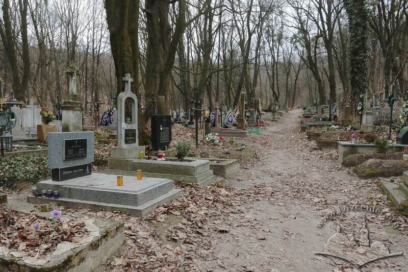 Знесінський цвинтар при вулиці Заклинських. Центральна алея