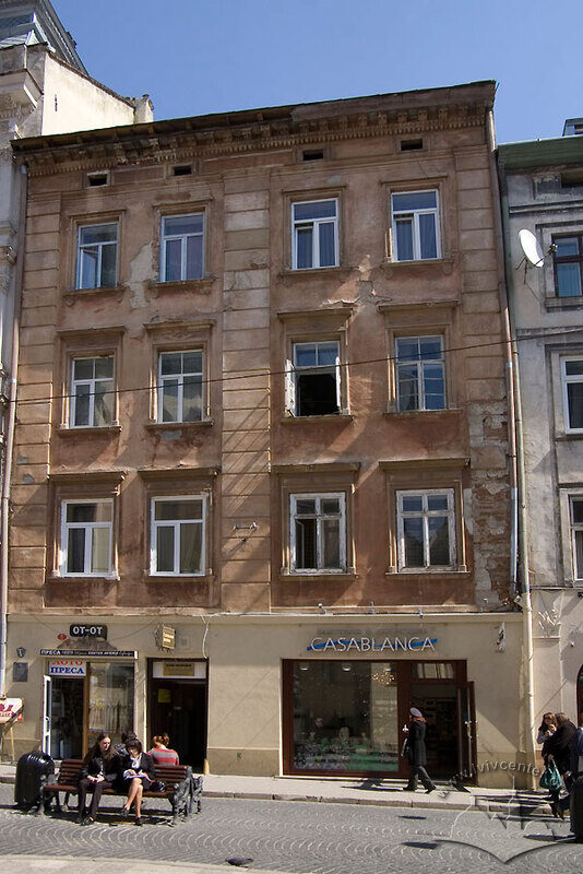 Вул. Галицька, 3. Головний фасад будинку