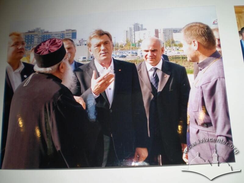 Viktor Yushchenko's visit to the Nativity Church