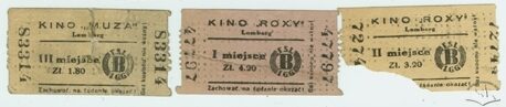 Вхідні квитки кінотеатру "Roxy" (1941-1944)