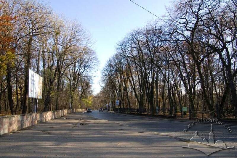 Стрийський парк, вхід з боку вул. Стрийської.