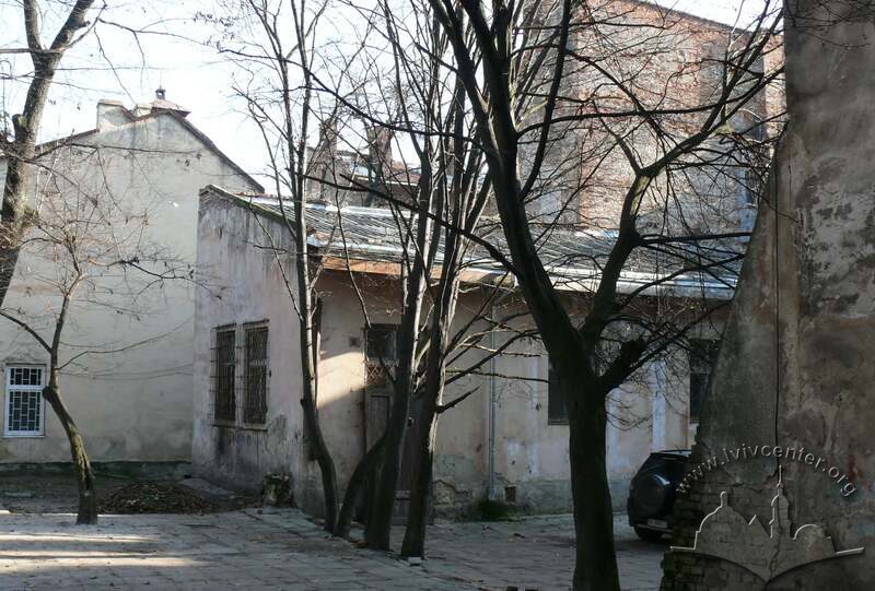 вул. Личаківська, 7. Прибудова у внутрішньому подвір'ї будинку. Тут розташовувався кінотеатр "Метро" (1934–1944).