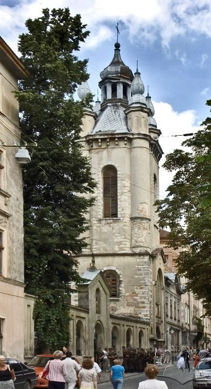 Вигляд дзвіниці з вул. Вірменської у 2009 р.