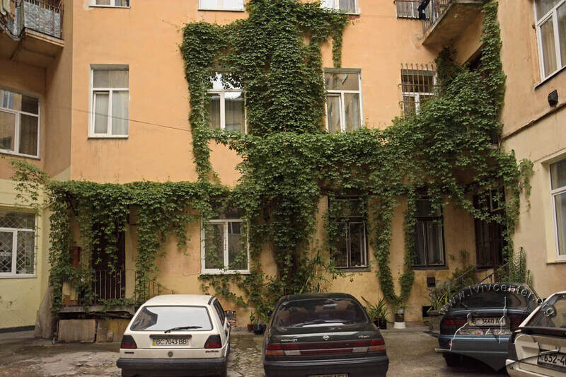 Вул. Листопадового чину, 3. Фрагмент внутрішнього подвір'я будинку