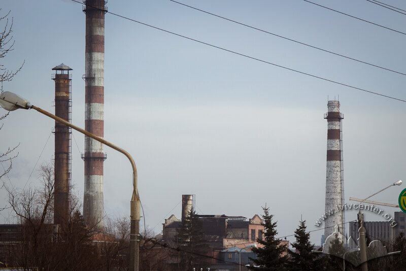 Львівська теплоелектроцентраль 1. Вид з вулиці Стрийської