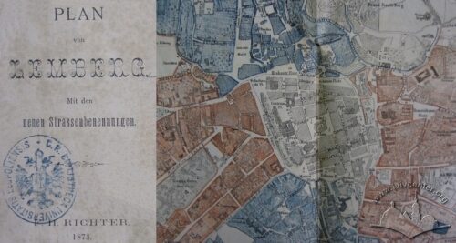 Plan von Lemberg. 1873