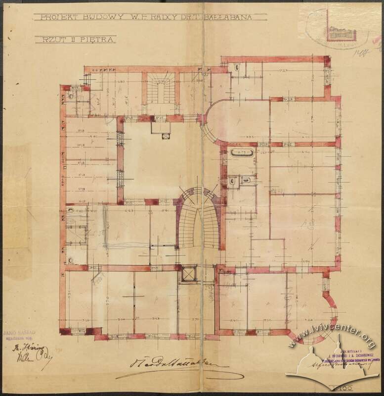 Планування 3 поверху. 1908р.