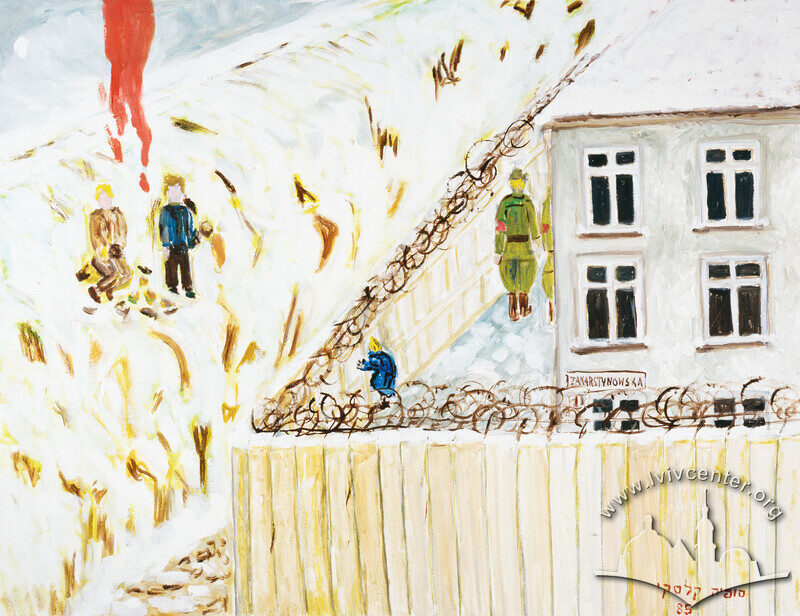 Sophia Kalski_Escape from Lwow ghetto, end of March 1943. Zamarstynowska 1.jpg