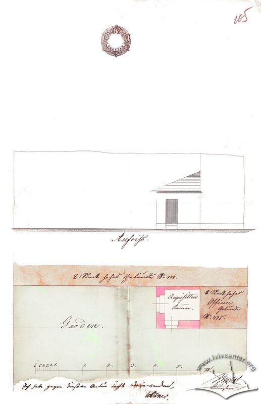 Проект Йозефа Мюеля на невелику офіцину, 1851
