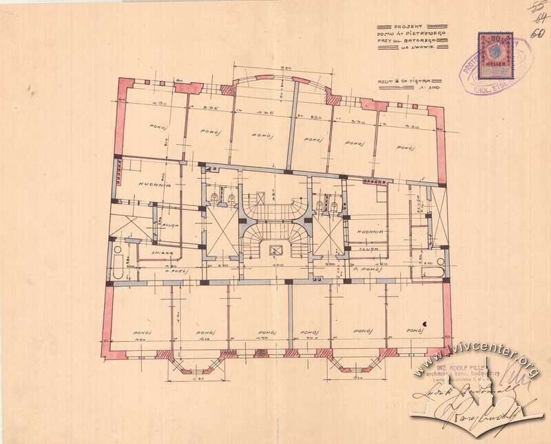 Планування 3 поверху. 1912р.